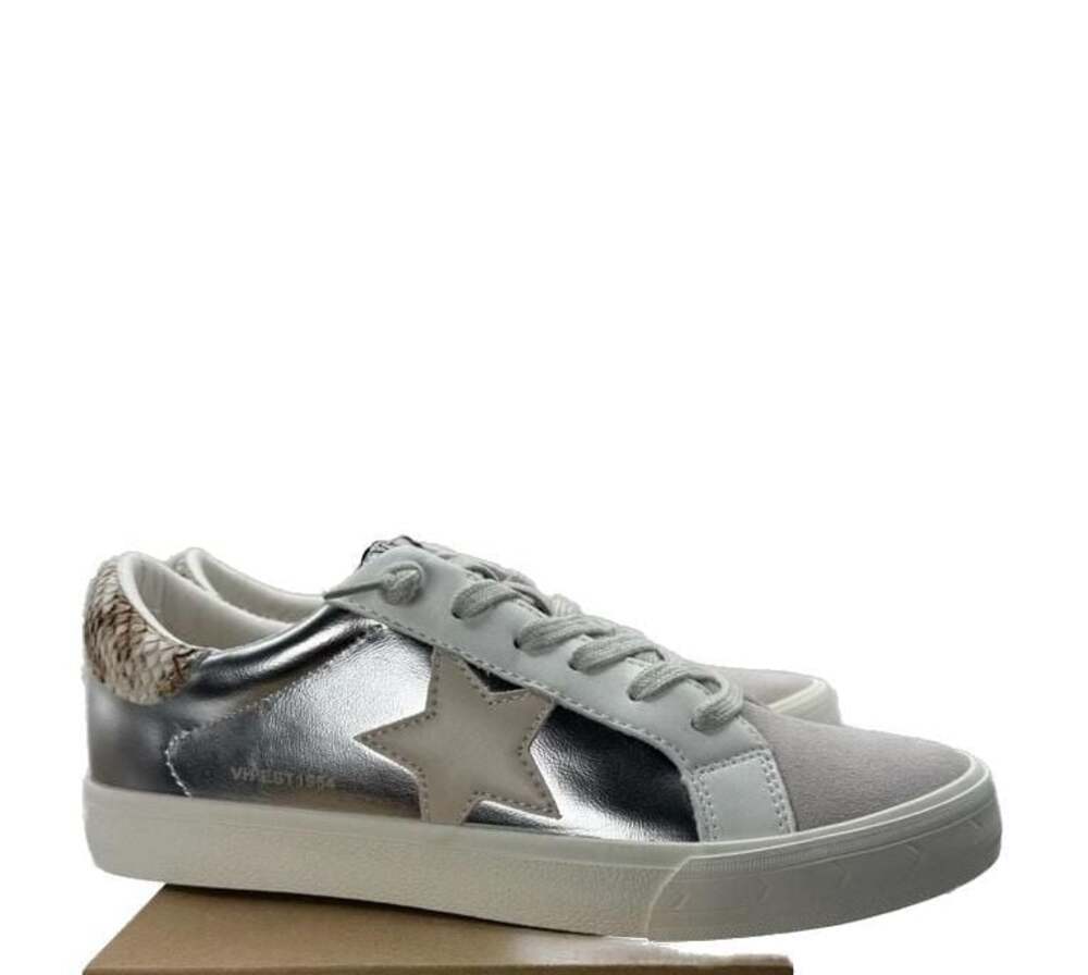 Vintage Havana Grande Star Sneakers Silver/Grey Multi Size 9 - Picture 8 of 10